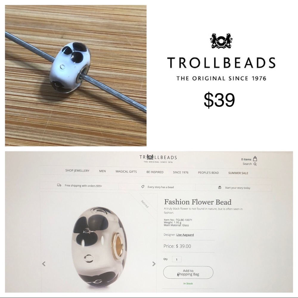 Trollbeads - Fashion Flower Bead